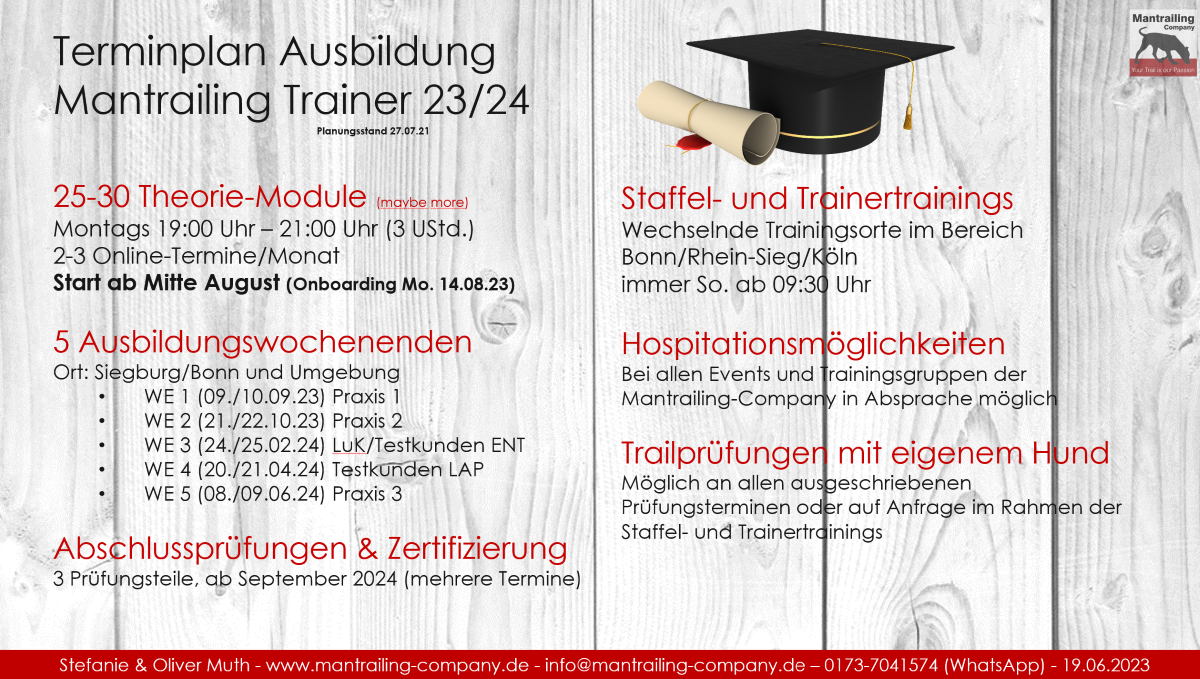 Termine 2324 Trainerausbildung